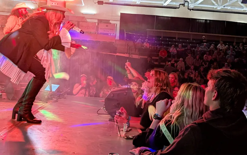 ‘Party in the Back’ a blast inside the arena